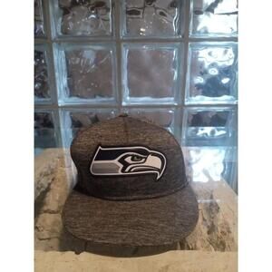 New Era Seattle Seahawks 9fifty #3 Adjustable Snapback Hat Cap Gray Nice